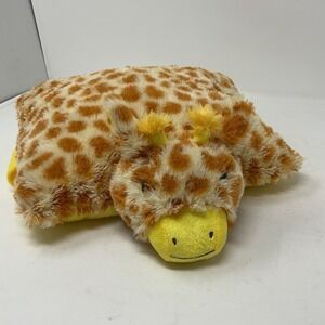 Pillow Pets Pee Wees Giraffe Plush Stuffed Animal Yellow Tan